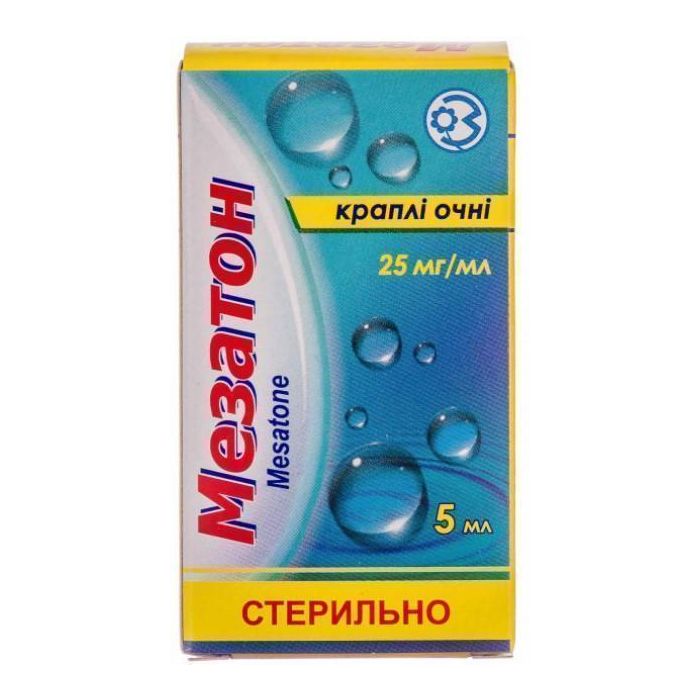 Мезатон 2,5% глазные капли 5 мл  в Украине