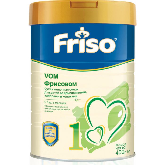 Смесь молочная Friso Фрисовом 1 с пребиотиками 400 г в Украине