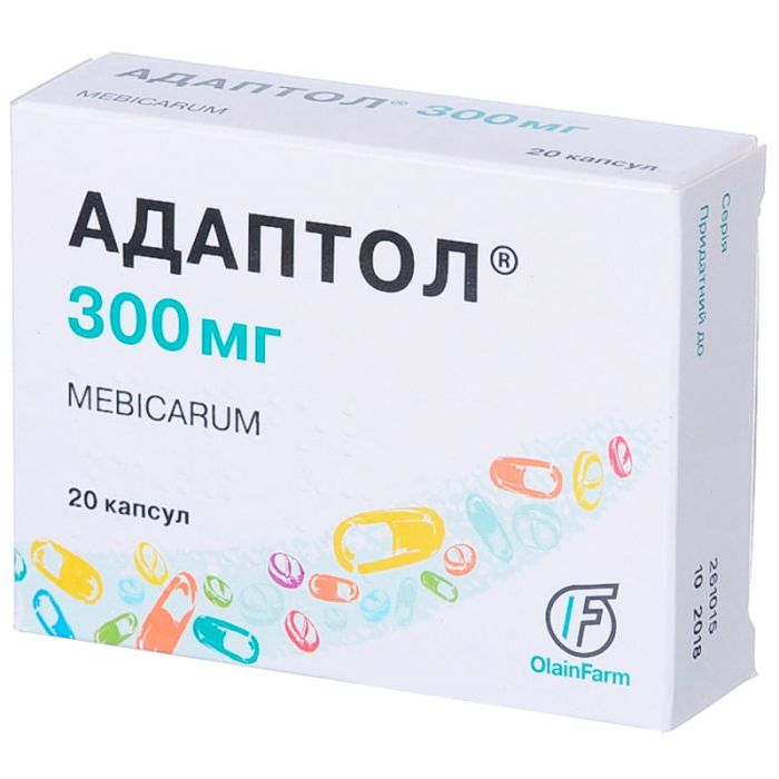 Адаптол 300 мг капсулы №20 ADD