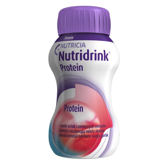 Напій Nutridrink Protein (Нутрідрінк Протеїн) з охолоджуючим фруктово-ягідним смаком 4*125 мл в аптеці