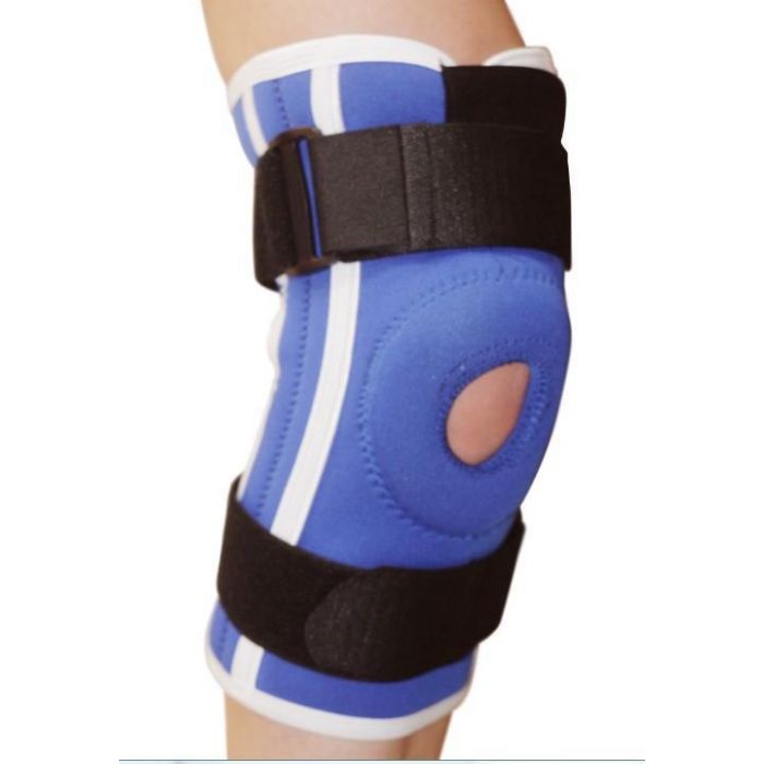 Бандаж Алком колінного суглоба неопреновий зі спіральними ребрами жорсткості 4052 (р.2) фото