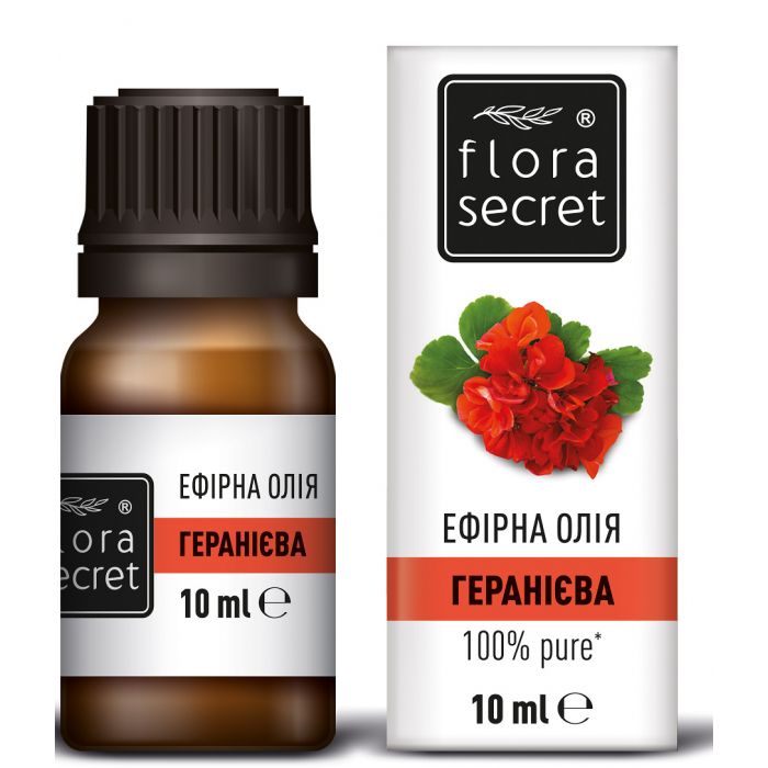Масло эфирное Flora Secret Герани 10 мл в аптеке