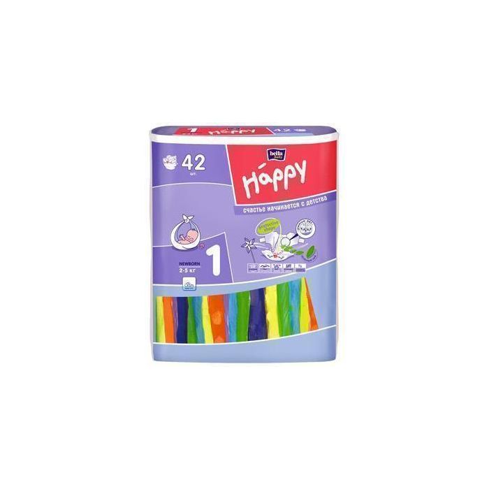 Підгузки Happy born р.1 (2-5 кг) 42 шт в аптеці