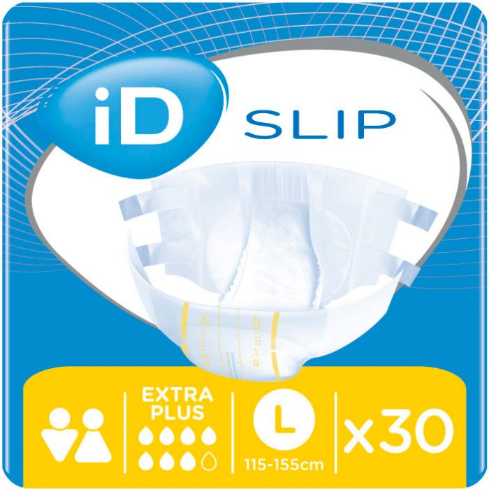 Підгузки для дорослих iD Expert Slip Extra Plus, р. L, 30 шт. фото