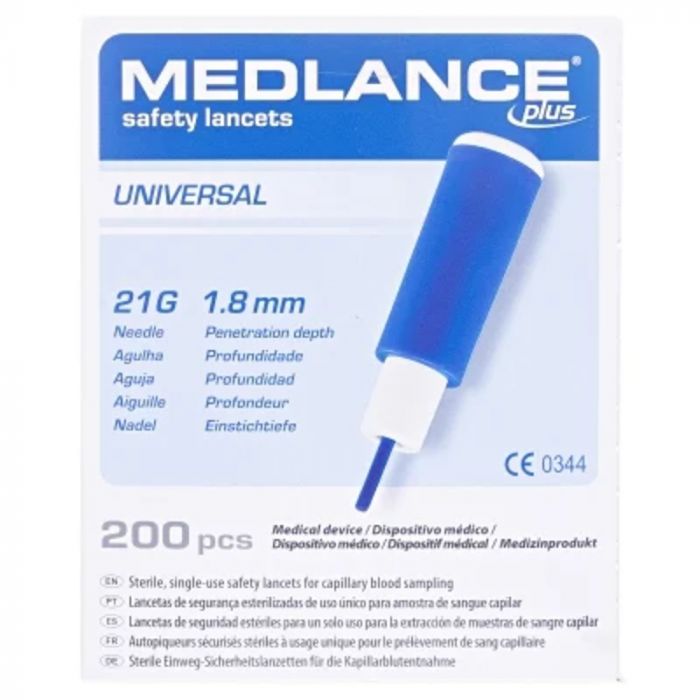 Ланцети Medlance (Медланс) Plus Universal G21 стерильні №200 в Україні