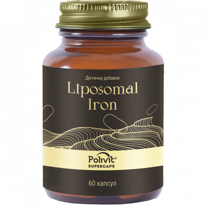 Полівіт Supercaps Liposomal Iron капсули №60 ціна