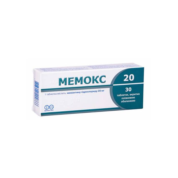 Мемокс 20 мг таблетки №30 ADD