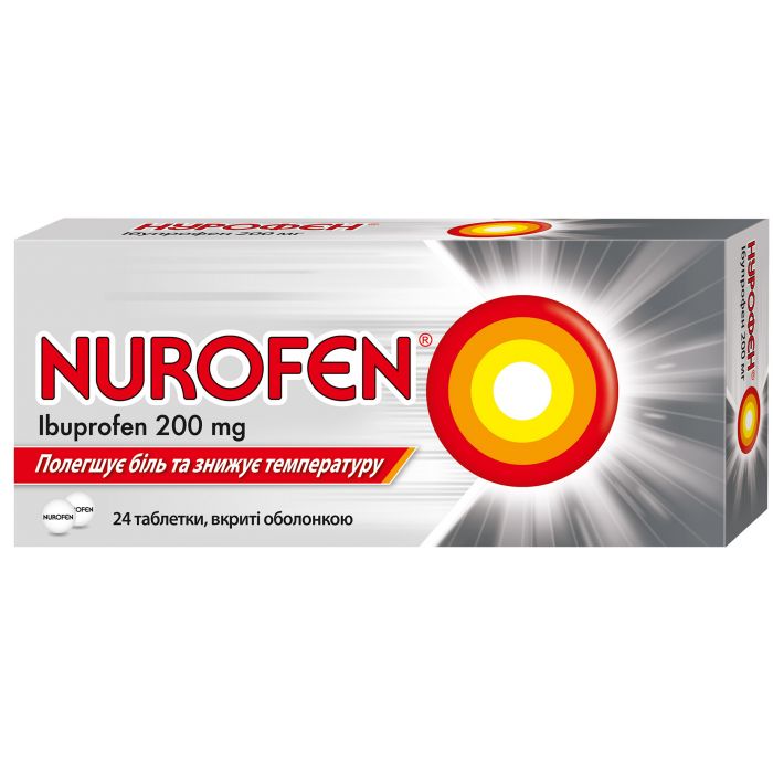 Нурофєн 200 мг таблетки №24  замовити