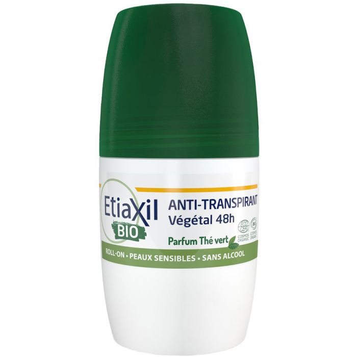 Дезодорант-антиперспірант Etiaxil Bio Vegetal 48h Green Tea кульковий, 50 мл ціна