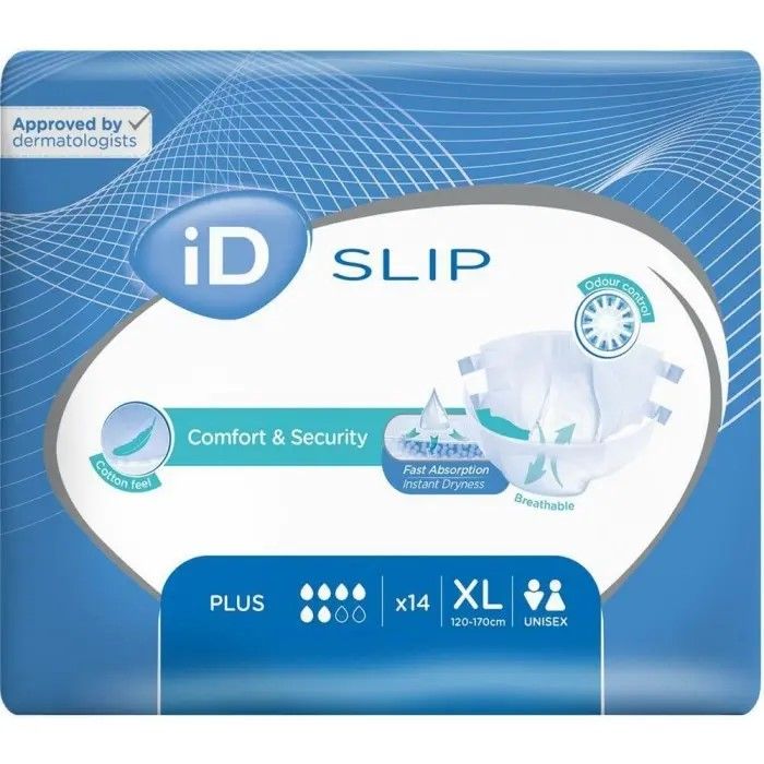 Підгузки для дорослих ID Slip Plus (Айді Сліп Плюс) розмір XL №14 замовити