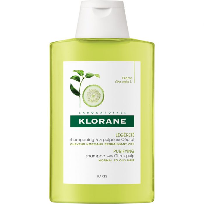 Шампунь Klorane с мякотью Цитрона для нормальных и жирных волос, 200 мл ADD
