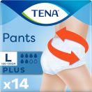 Підгузки-трусики для дорослих Tena Pants Plus урологічні р.L №14 ціна foto 1