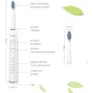 Електрична зубна щітка Vega VT-600 W, біла ціна foto 4