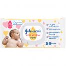 Вологі серветки для дітей Johnson's Baby Екстра ніжні, 56 шт. в Україні foto 1