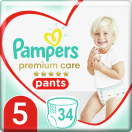Подгузники-трусики Pampers Premium Care Pants Junior 5 (12-17 кг) №34 недорого foto 1