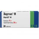 Хартил-Н 5 мг/25 мг таблетки №28  в Украине foto 1