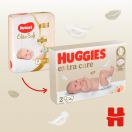 Підгузки Huggies (Хаггіс) Extra Care розмір 2 (3-6 кг) №58 купити foto 4