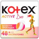 Прокладки Kotex Active Deo ежедневные, 48 шт. цена foto 1