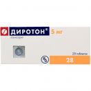 Диротон 5 мг таблетки №28  в інтернет-аптеці foto 1