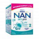 Сухая молочная смесь NAN 2 Optipro с олигосахаридом 2'FL от 6 месяцев 1000 г в аптеке foto 1