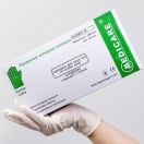 Перчатки Medicare смотровые латексные нестерильные припудренные размер М №100 заказать foto 2