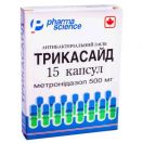 Трикасайд 500 мг капсули №15 в аптеці foto 1