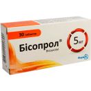 Бісопрол 5 мг таблетки №30  недорого foto 1