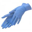 Перчатки смотровые нитриловые нестерильные неприпудренные синие (р.8-9 М) в интернет-аптеке foto 1