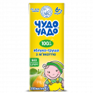 Сік Чудо-Чадо Яблучно-грушевий без цукру 200 мл в аптеці foto 1