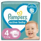 Підгузки Pampers Active Baby розмір 4 (9-14 кг) №46 купити foto 1