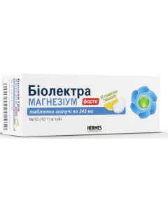 Біолектра Магнезіум Форте 243 мг шипучі таблетки №10 в інтернет-аптеці